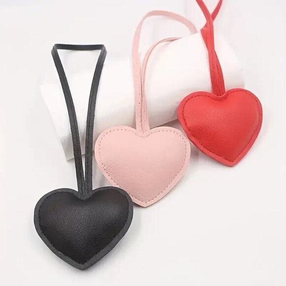 Accessories - NWT Heart Bag Charm Choice of Color